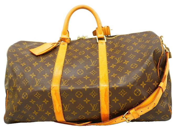 Keepall Sac Boston Louis Vuitton Marron