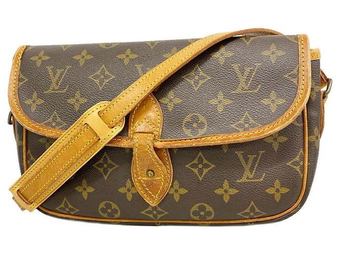 Bolsa de Ombro Louis Vuitton Monogram Gibeciere PM Marrom