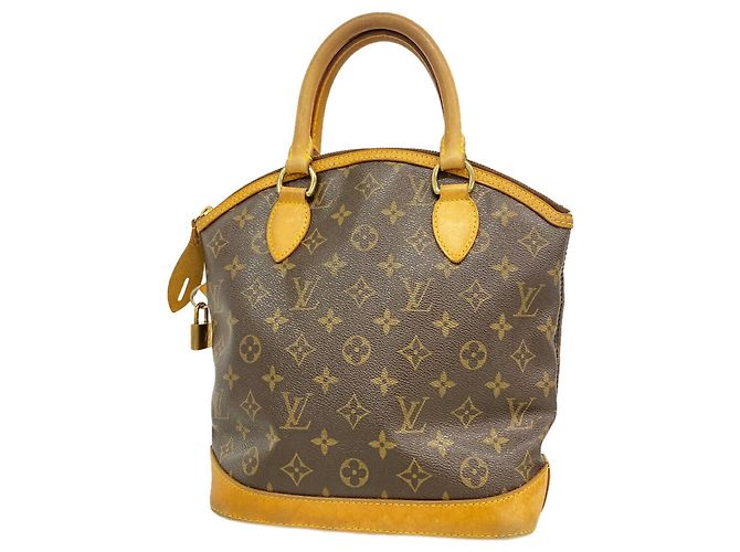Borsa Louis Vuitton Monogram Lockit Marrone