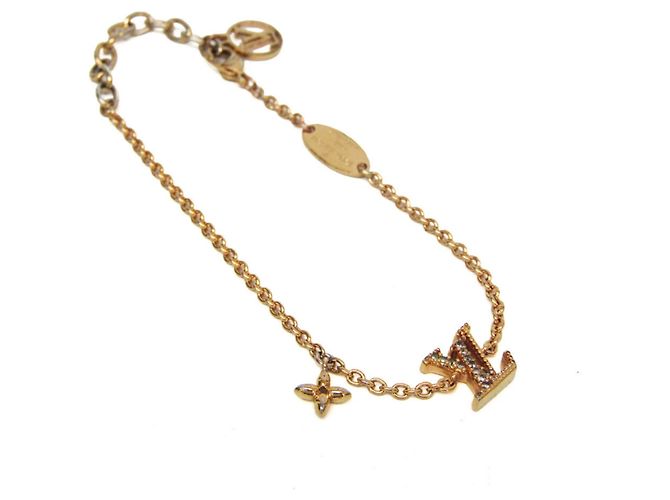 Pulsera de dijes de oro Louis Vuitton Dorado