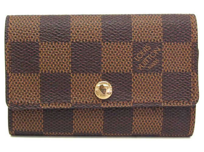 Louis Vuitton Damier 6 Key Holder N62630 Damier ebene