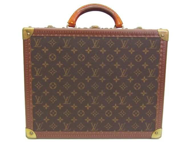 Pasta Attaché Louis Vuitton Monogram Cotteville 40 Marrom