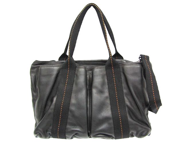 Hermès Borsa a tracolla Hermes Caravan Horizontal MM Nero