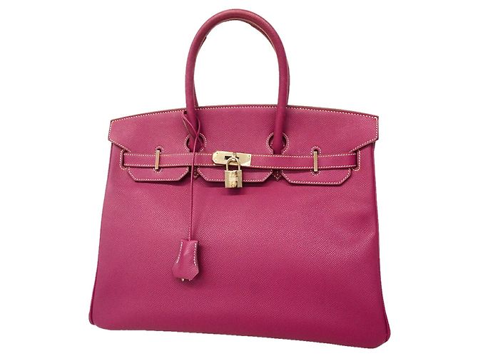 Hermès Bolsa Hermes Birkin 35 Rosa