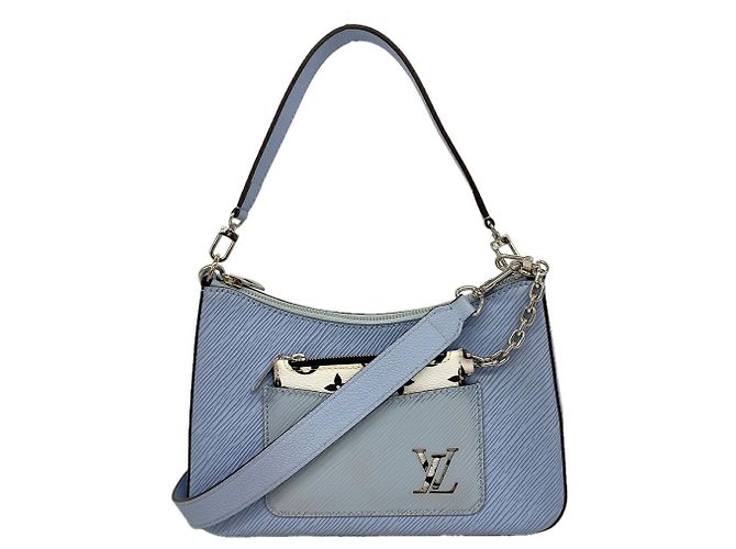 Borsa Louis Vuitton Epi Marelle NM Blu