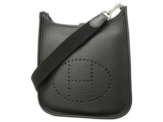 Hermès Borsa a tracolla Hermes Evelyne TPM Nero