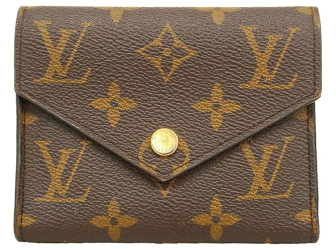 Cartera Louis Vuitton Tri-fold Castaño