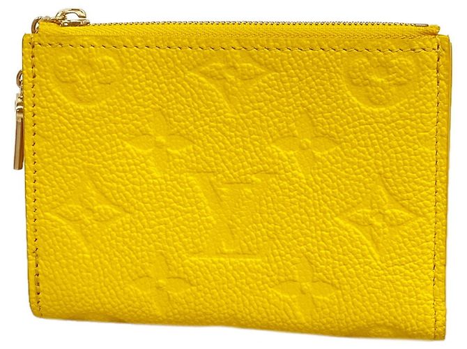 Louis Vuitton Monogram Empreinte Portefeuille Lisa Wallet Amarillo