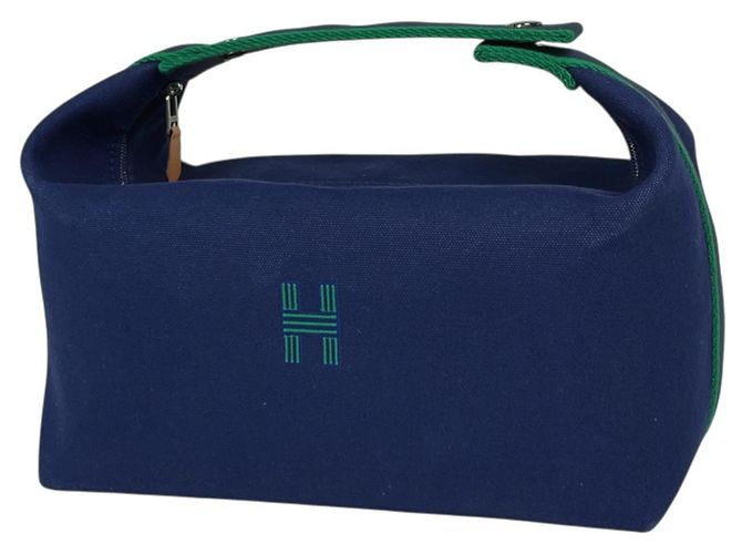 Hermès Borsa Hermes BRIDE AG Nero Verde Blu navy