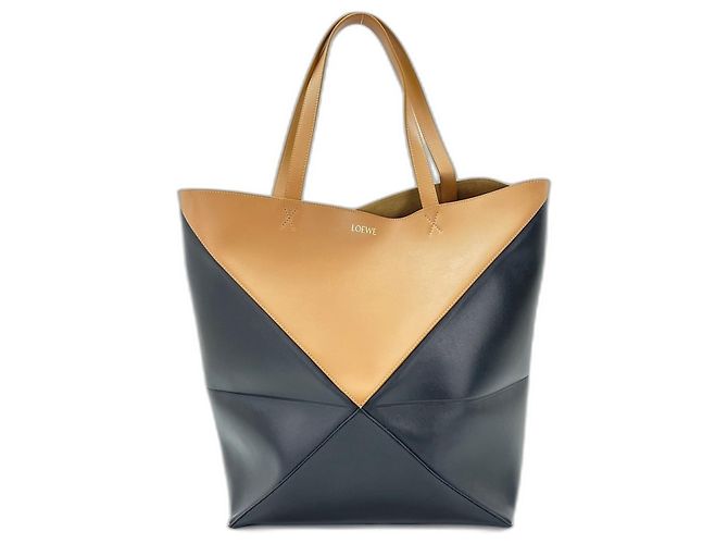 Sac cabas Loewe Puzzle Fold, Brown Marron