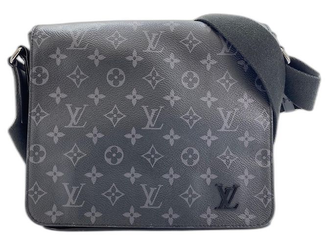 Borsa a tracolla Louis Vuitton District - Black Nero
