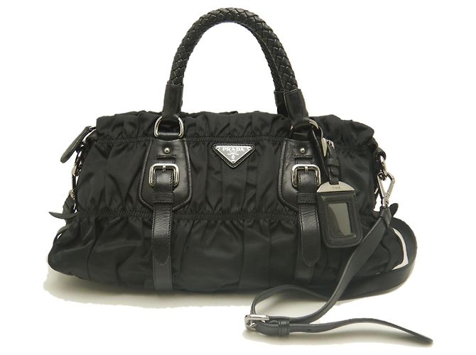 Borsa Prada Gathered BN1407 in Nero
