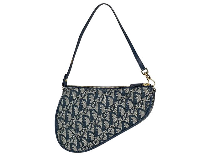 Bolso Saddle Christian Dior Navy Azul marino
