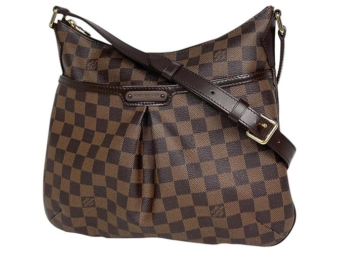Borsa a tracolla Louis Vuitton Bloomsbury PM Marrone Damier ebene