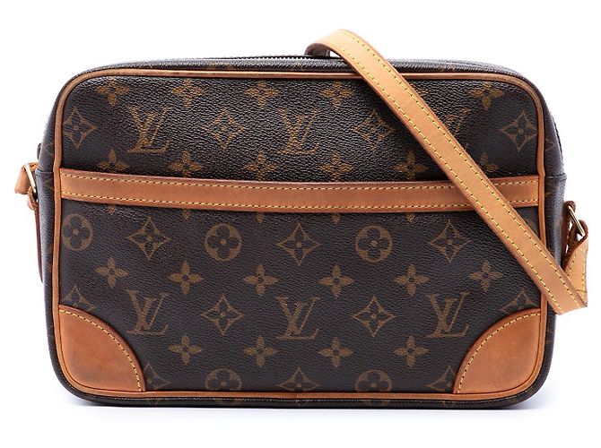 Louis Vuitton Brown Monogram Trocadero 27 Marrom