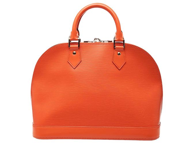 Louis Vuitton Orange Epi Alma PM