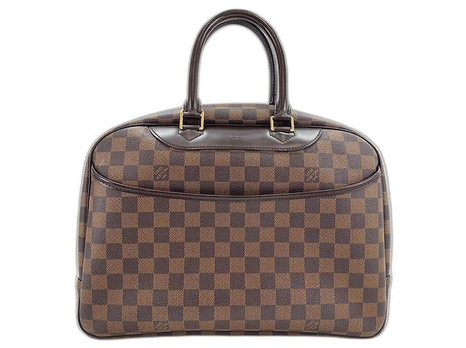 Borsa a mano Louis Vuitton Deauville Marrone
