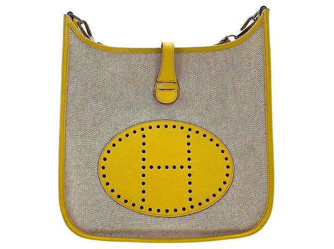 Hermès Borsa a tracolla Hermes Evelyne - Yellow Giallo