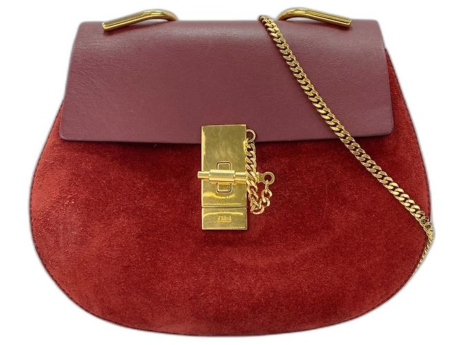 Bolso de hombro Chloé Drew en rojo Roja