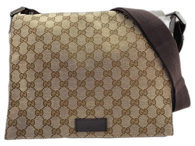 Borsa a tracolla Gucci marrone usata