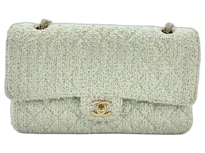 Borsa a tracolla Chanel Matelassé in blu
