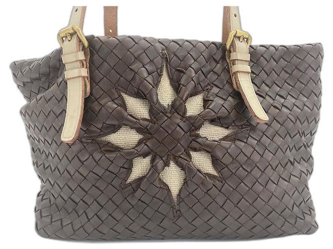 Borsa a tracolla Bottega Veneta marrone