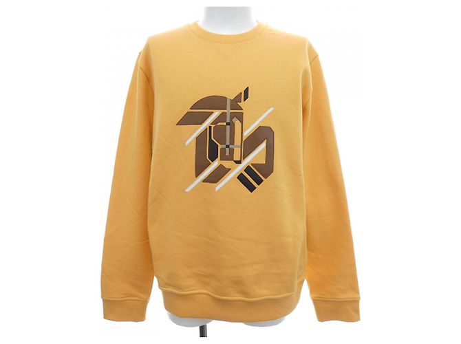 Hermès Hermes Sweatshirt aus Baumwolle Orange