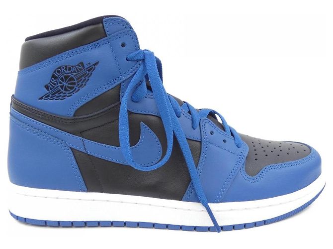 Autre Marque Nike Air Jordan 1 Sneaker Schwarz Blau