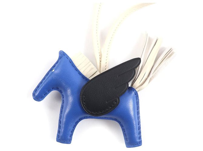 Hermès Rodeo Pegasus PM Charm Blue