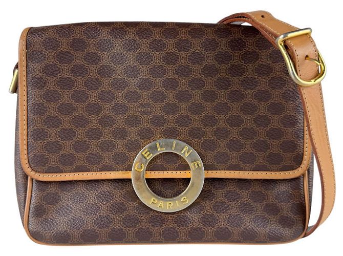 Céline Borsa a tracolla Celine Brown Macadam Marrone