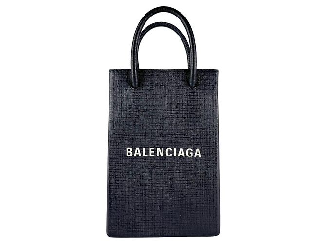 Everyday Borsa a tracolla Balenciaga in pelle nera Nero