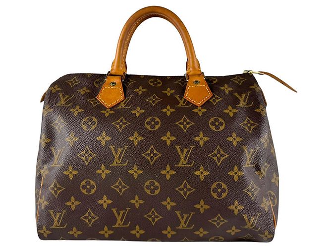 Louis Vuitton Speedy 30 Monogram Handtasche Braun Monogramm