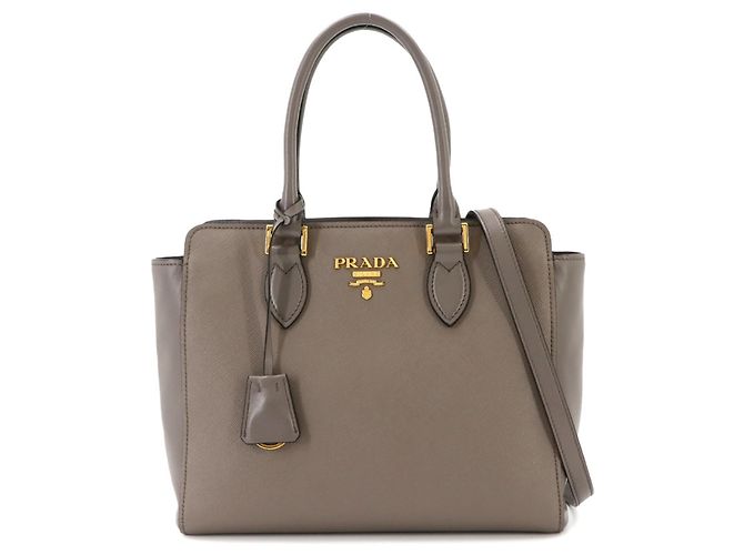 Borsa 2-Way Prada Saffiano Marrone