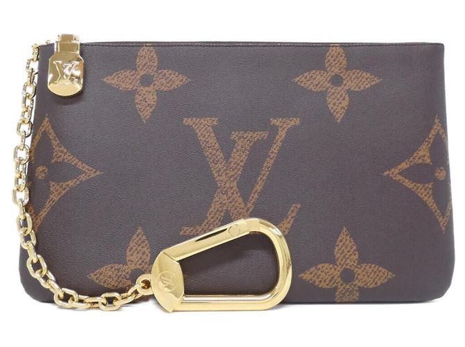 Louis Vuitton Monogram Giant Pochette Cle XL Marrone