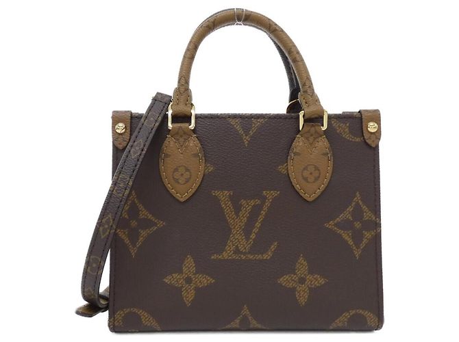 Louis Vuitton Monogram Giant OnTheGo BB Handtasche Braun