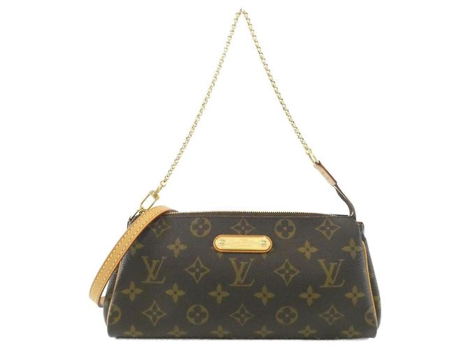 Bolsa de Ombro Louis Vuitton Monogram Eva Marrom