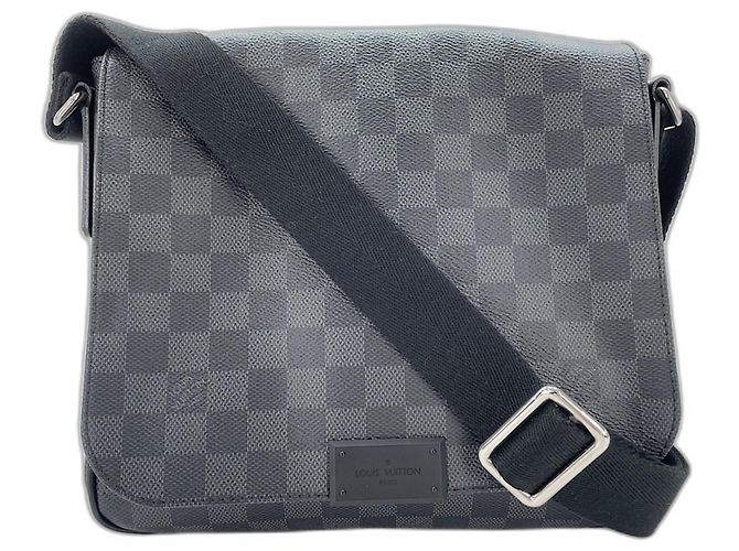 Louis Vuitton District Shoulder Bag Black