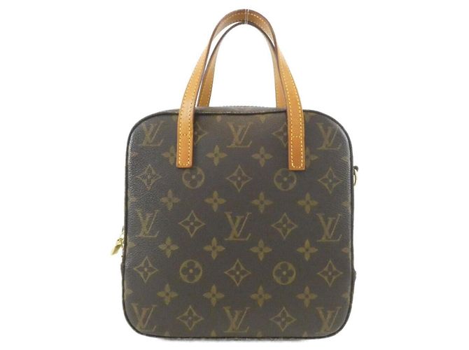 Sac à main Louis Vuitton Monogram Spontini Marron