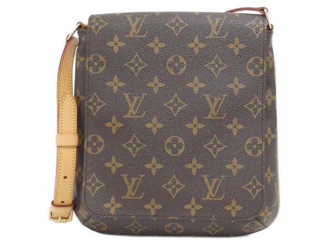 Borsa a tracolla Louis Vuitton Monogram Musette Salsa Marrone