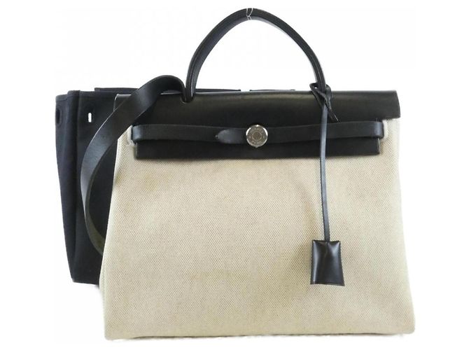 Hermès Bolsa Hermes Herbag PM 034409CB Preto