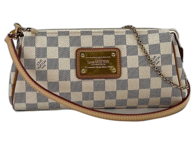 Bolsa de Ombro Louis Vuitton Eva, White Branco