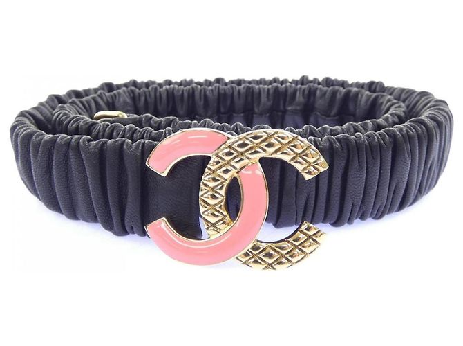 Cintura Chanel Nera e Rosa Nero
