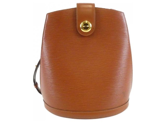 Borsa a tracolla Louis Vuitton Epi Cluny Marrone