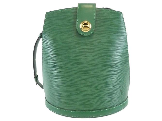 Bolsa de Ombro Louis Vuitton Epi Cluny M52254 Verde