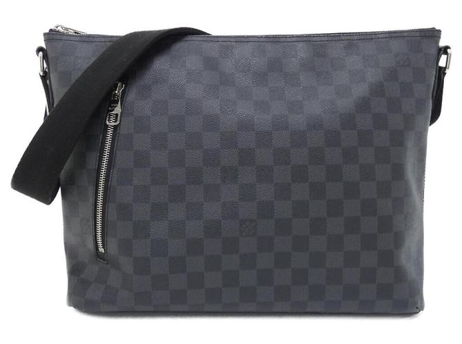 Louis Vuitton Damier Graphite Mick MM Shoulder Bag Dark grey Damier ebene