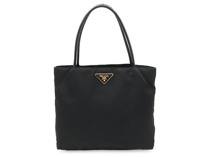 Tote Sac cabas Prada Triangle Noir