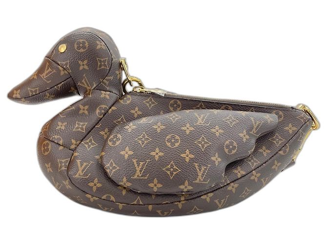 Louis Vuitton x NIGO Duck Bag Shoulder Marrone
