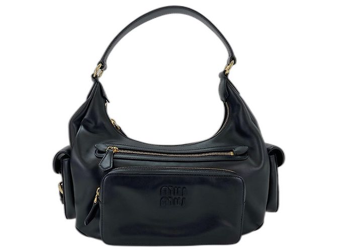Borsa a tracolla Pocket Miu Miu Nero