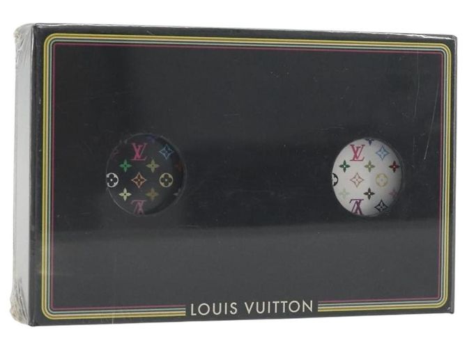 LOUIS VUITTON Multicolor Spielkarten Papier Weiß LV Auth 197575M