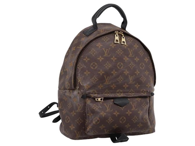 LOUIS VUITTON Monogram Palm Springs MM Backpack M44874 LV Auth 198473